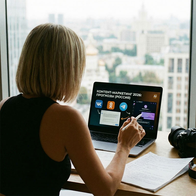 Контент-маркетинг: стратегии для привлечения и удержания аудитории малого бизнеса в России с прогнозом на 2026 год
