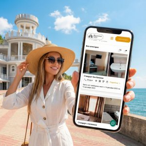 Разработка сайта для отеля Мраморный Замок Гудаута